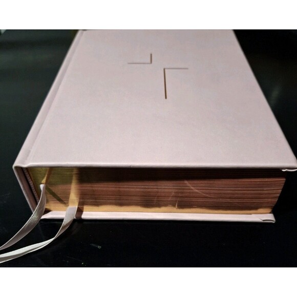 The Jesus Bible NIV Edition Zondervan Bibles Leathersoft over Board, Pink - Picture 6 of 11